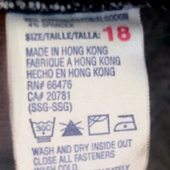 Vintage Tommy Hilfiger Blue Jean Denim Snap Front Womens Shirt Dress Size 18 1X - Picture 8 of 9